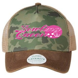 Bowling Queen Gift Legacy Tie Dye Trucker Hat