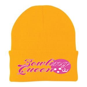 Bowling Queen Gift Knit Cap Winter Beanie