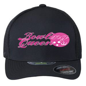 Bowling Queen Gift Flexfit Unipanel Trucker Cap