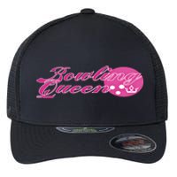 Bowling Queen Gift Flexfit Unipanel Trucker Cap