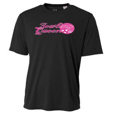 Bowling Queen Gift Cooling Performance Crew T-Shirt