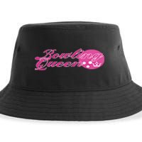 Bowling Queen Gift Sustainable Bucket Hat