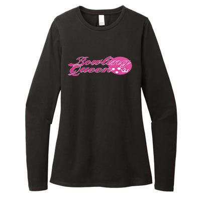 Bowling Queen Gift Womens CVC Long Sleeve Shirt