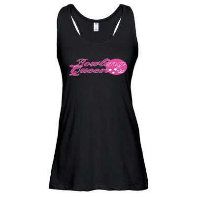 Bowling Queen Gift Ladies Essential Flowy Tank