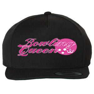 Bowling Queen Gift Wool Snapback Cap