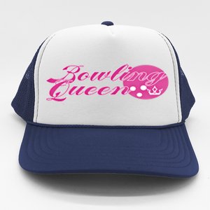 Bowling Queen Gift Trucker Hat