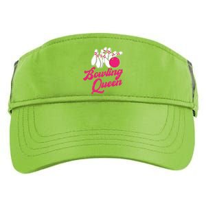 Bowling Queen Gift Adult Drive Performance Visor