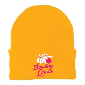 Bowling Queen Gift Knit Cap Winter Beanie