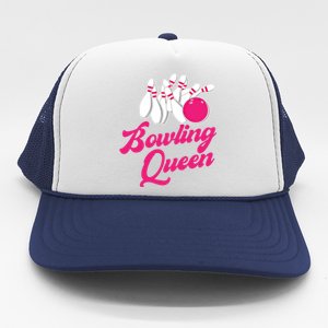 Bowling Queen Gift Trucker Hat