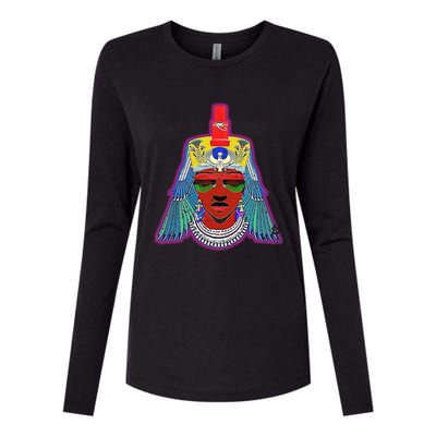 Black Queen Goddess African Melanin Art Meaningful Gift Womens Cotton Relaxed Long Sleeve T-Shirt