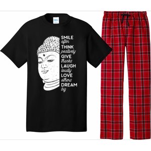 Buddha Quote Head Smile Often Yoga Cool Gift Pajama Set