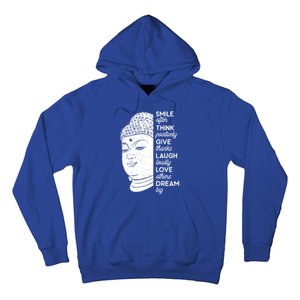 Buddha Quote Head Smile Often Yoga Cool Gift Hoodie