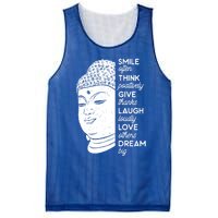 Buddha Quote Head Smile Often Yoga Cool Gift Mesh Reversible Basketball Jersey Tank