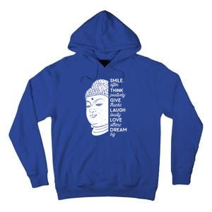 Buddha Quote Head Smile Often Yoga Cool Gift Tall Hoodie