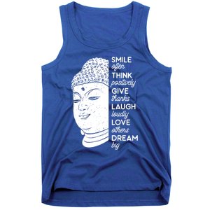 Buddha Quote Head Smile Often Yoga Cool Gift Tank Top