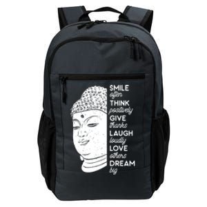 Buddha Quote Head Smile Often Yoga Cool Gift Daily Commute Backpack