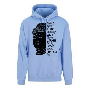 Buddha Quote Head Smile Often Yoga Cool Gift Unisex Surf Hoodie