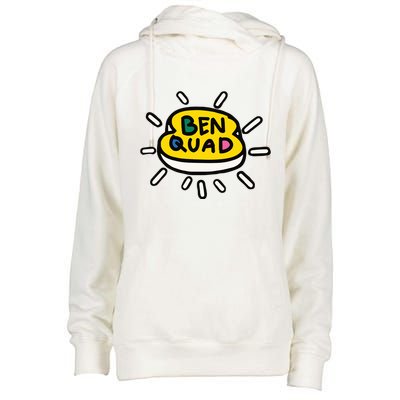 Ben Quad Holy Toast Womens Funnel Neck Pullover Hood