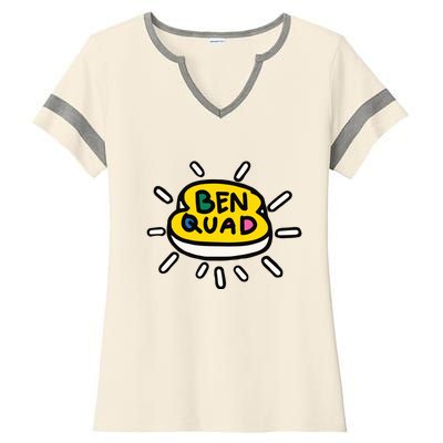 Ben Quad Holy Toast Ladies Halftime Notch Neck Tee