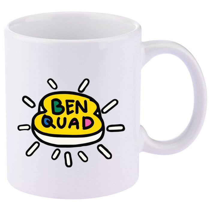 Ben Quad Holy Toast 11oz C Handle Ceramic Mug
