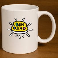 Ben Quad Holy Toast 11oz C Handle Ceramic Mug