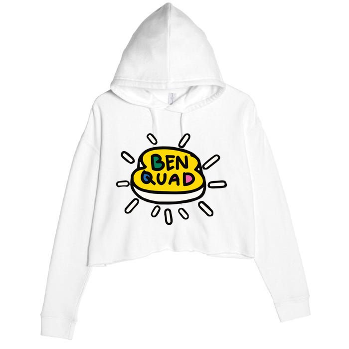 Ben Quad Holy Toast Crop Fleece Hoodie