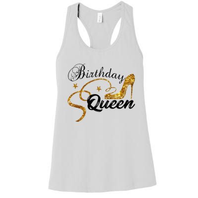 Birthday Queen Happy Birthday Party Funny Gifts Women's Racerback Tank