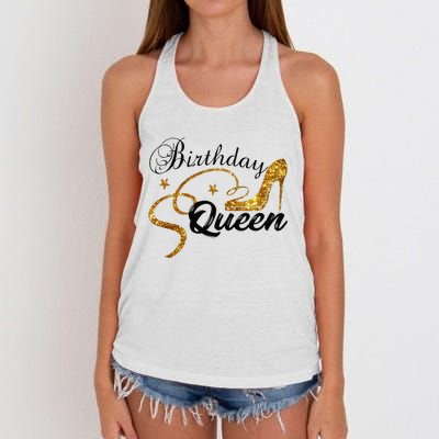 Birthday Queen Happy Birthday Party Funny Gifts Women's Knotted Racerback Tank