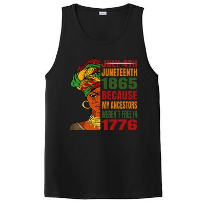 Black Queen Juneteenth 1865 Freedom African American PosiCharge Competitor Tank