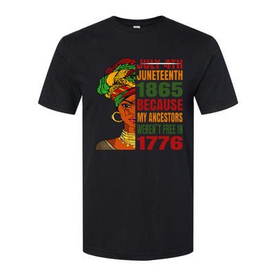 Black Queen Juneteenth 1865 Freedom African American Softstyle® CVC T-Shirt