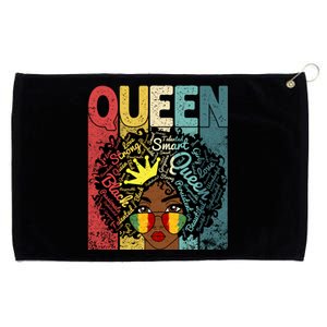 Black Queen Juneteenth Blm Black History Month Melanin Gift Grommeted Golf Towel