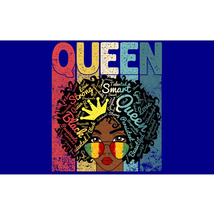 Black Queen Juneteenth Blm Black History Month Melanin Gift Bumper Sticker