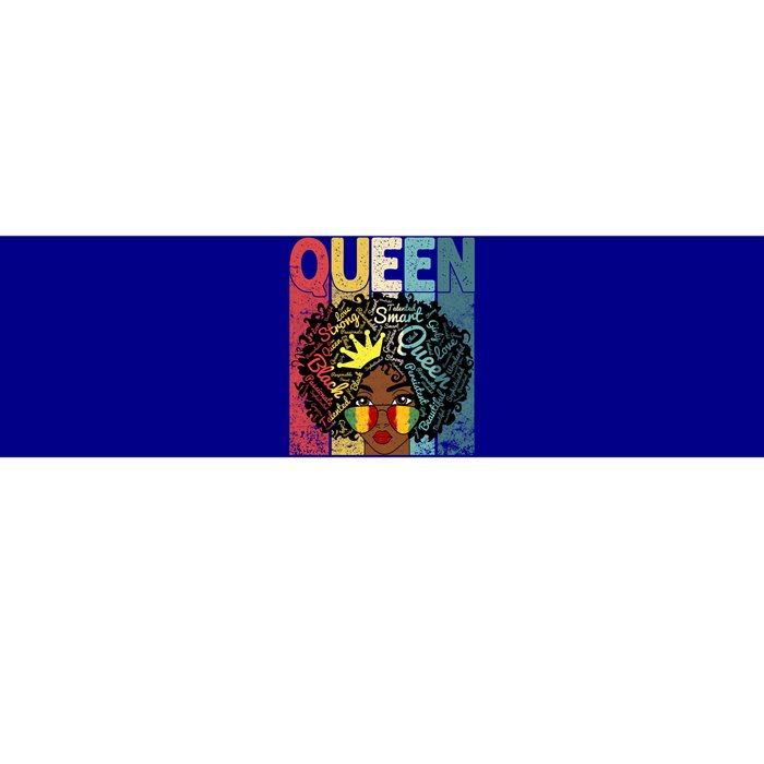 Black Queen Juneteenth Blm Black History Month Melanin Gift Bumper Sticker