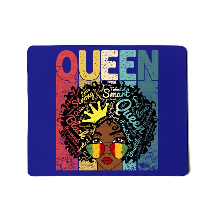 Black Queen Juneteenth Blm Black History Month Melanin Gift Mousepad