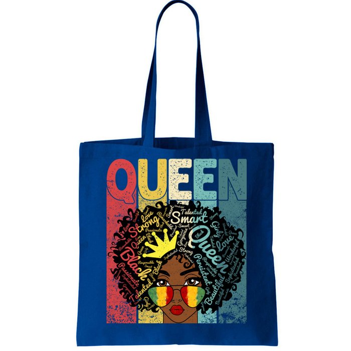 Black Queen Juneteenth Blm Black History Month Melanin Gift Tote Bag