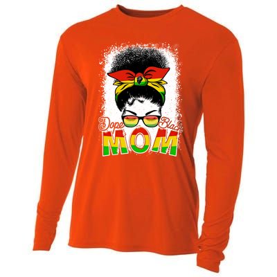 Black Queen Juneteenth African Dope Black Mom Black History Gift Cooling Performance Long Sleeve Crew