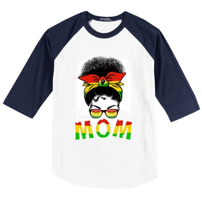 Black Queen Juneteenth African Dope Black Mom Black History Gift Baseball Sleeve Shirt