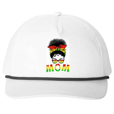 Black Queen Juneteenth African Dope Black Mom Black History Meaningful Gift Snapback Five-Panel Rope Hat