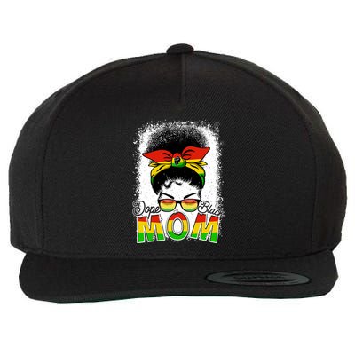 Black Queen Juneteenth African Dope Black Mom Black History Meaningful Gift Wool Snapback Cap