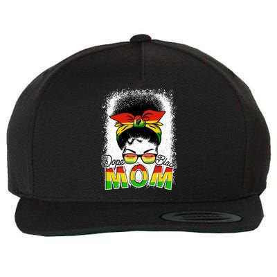 Black Queen Juneteenth African Dope Black Mom Black History Meaningful Gift Wool Snapback Cap