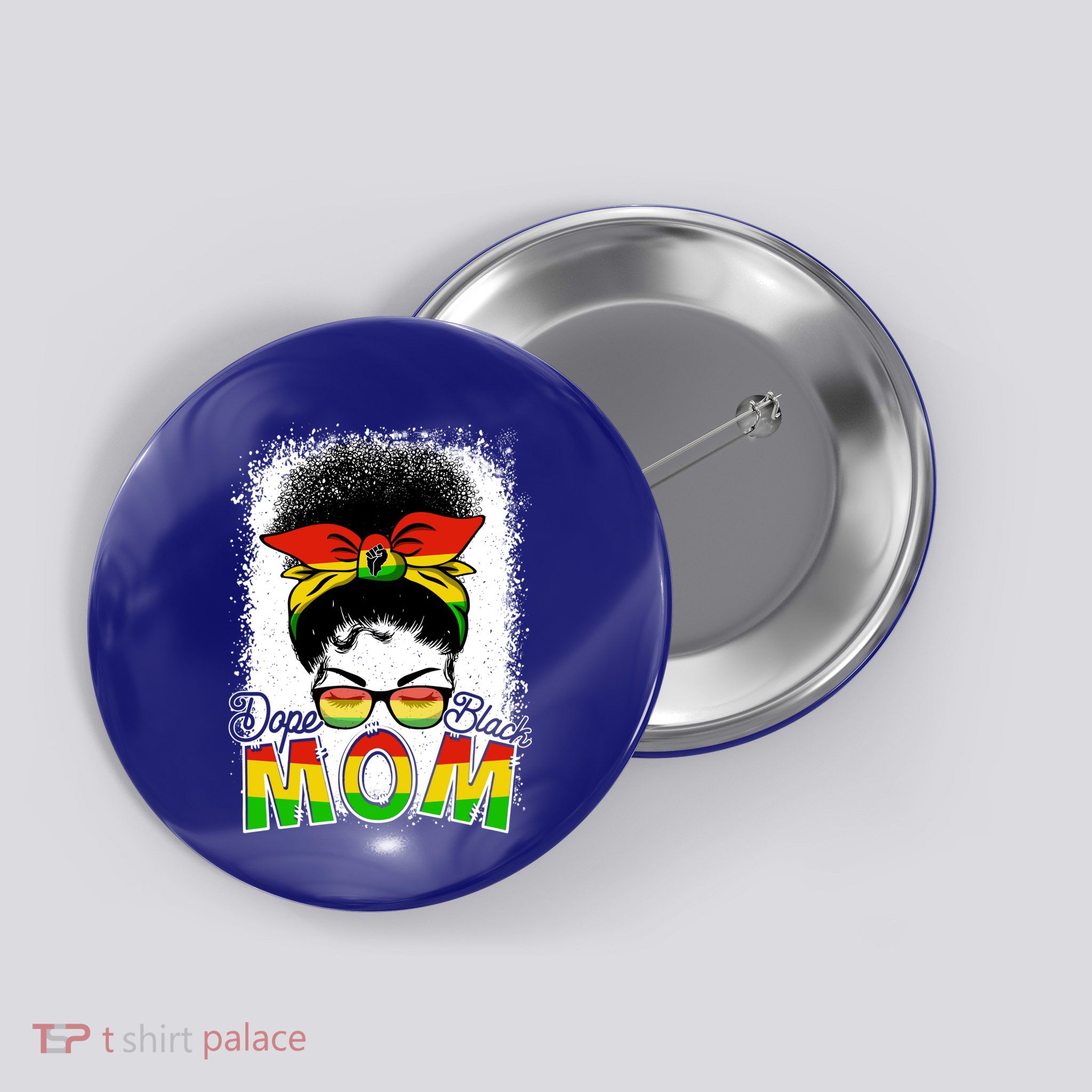 Black Queen Juneteenth African Dope Black Mom Black History Meaningful Gift Button