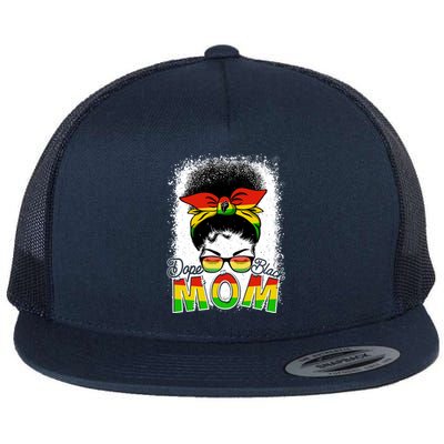 Black Queen Juneteenth African Dope Black Mom Black History Meaningful Gift Flat Bill Trucker Hat