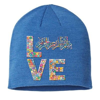 Bismillah Quran Love Flowers Cool Gift Sustainable Beanie