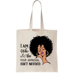 Black Queen Lady Curly Natural Afro African American Ladies Gift Tote Bag