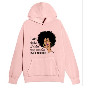 Black Queen Lady Curly Natural Afro African American Ladies Gift Urban Pullover Hoodie