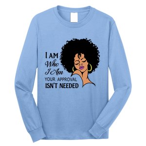 Black Queen Lady Curly Natural Afro African American Ladies Gift Long Sleeve Shirt