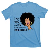 Black Queen Lady Curly Natural Afro African American Ladies Gift T-Shirt