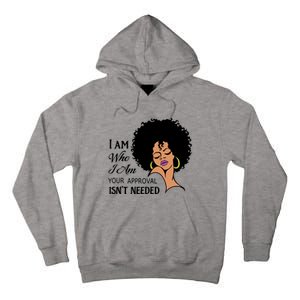 Black Queen Lady Curly Natural Afro African American Ladies Gift Tall Hoodie