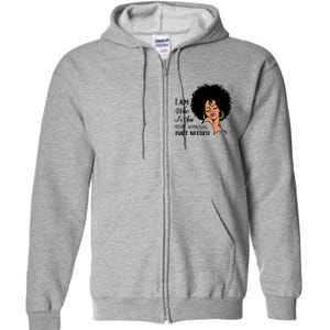 Black Queen Lady Curly Natural Afro African American Ladies Gift Full Zip Hoodie