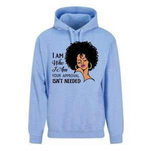 Black Queen Lady Curly Natural Afro African American Ladies Gift Unisex Surf Hoodie